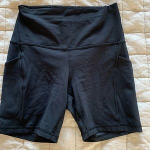 Lululemon 6inch align high rise shorts with pockets